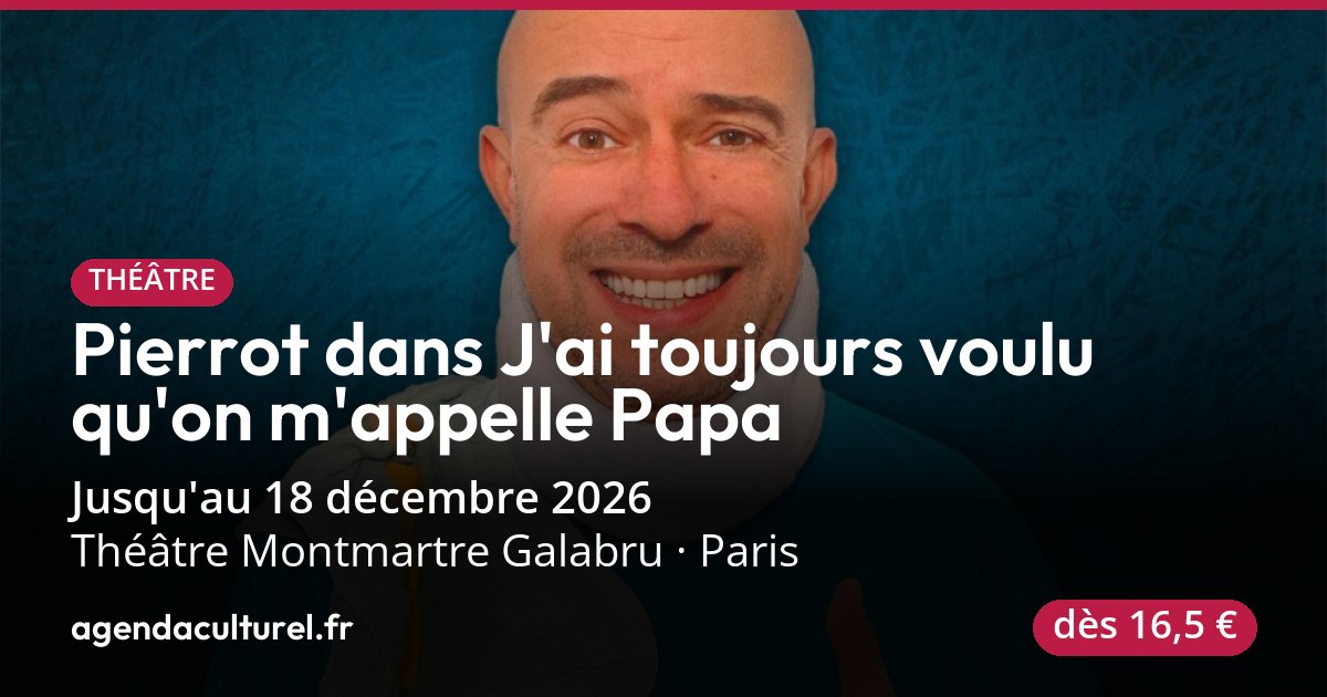 One man show Pierrot à Paris, jusqu'au 18 déc. 2026