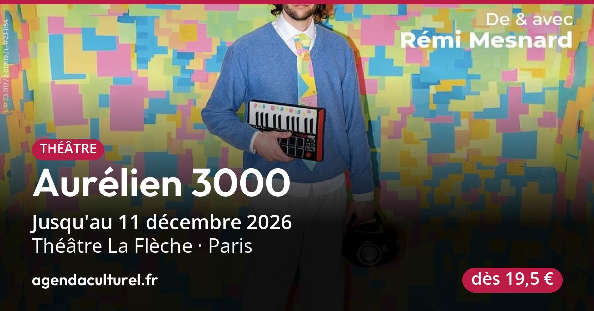 Aurélien 3000, cabaret à Paris du 9 oct. au 11 déc. 2026