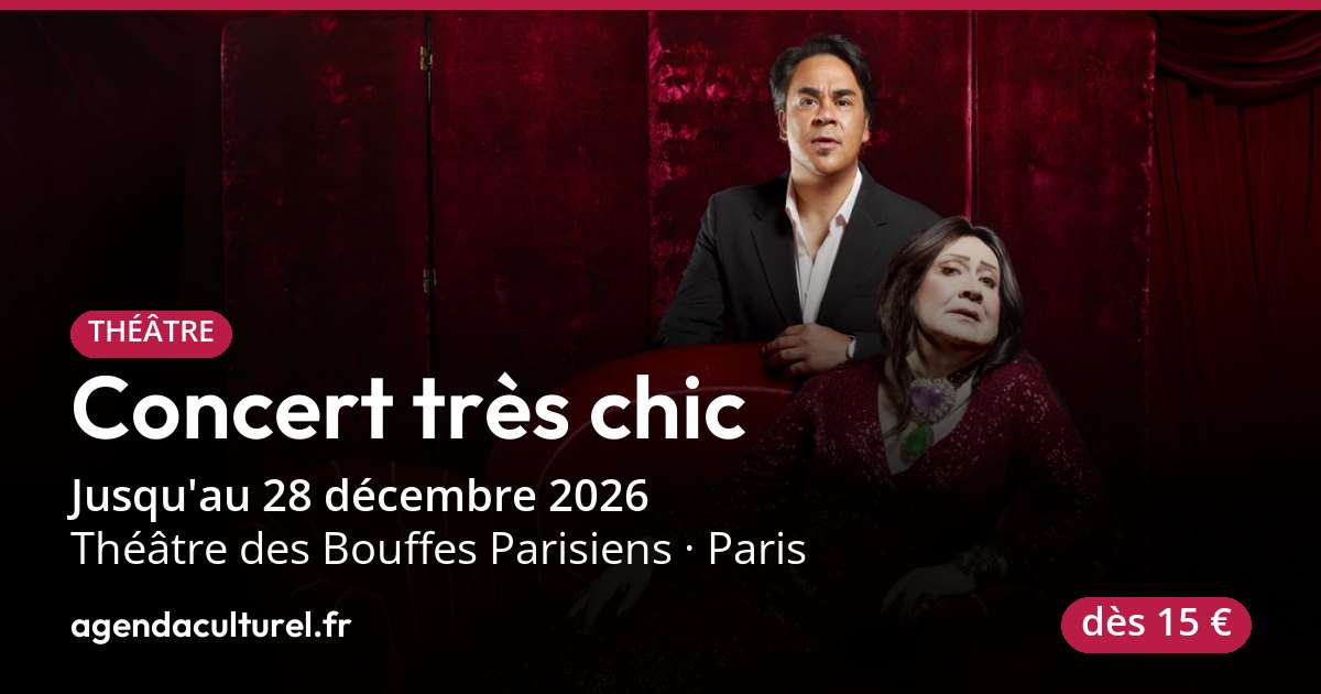 Concert très chic, spectacle musical de Michel Fau à Paris