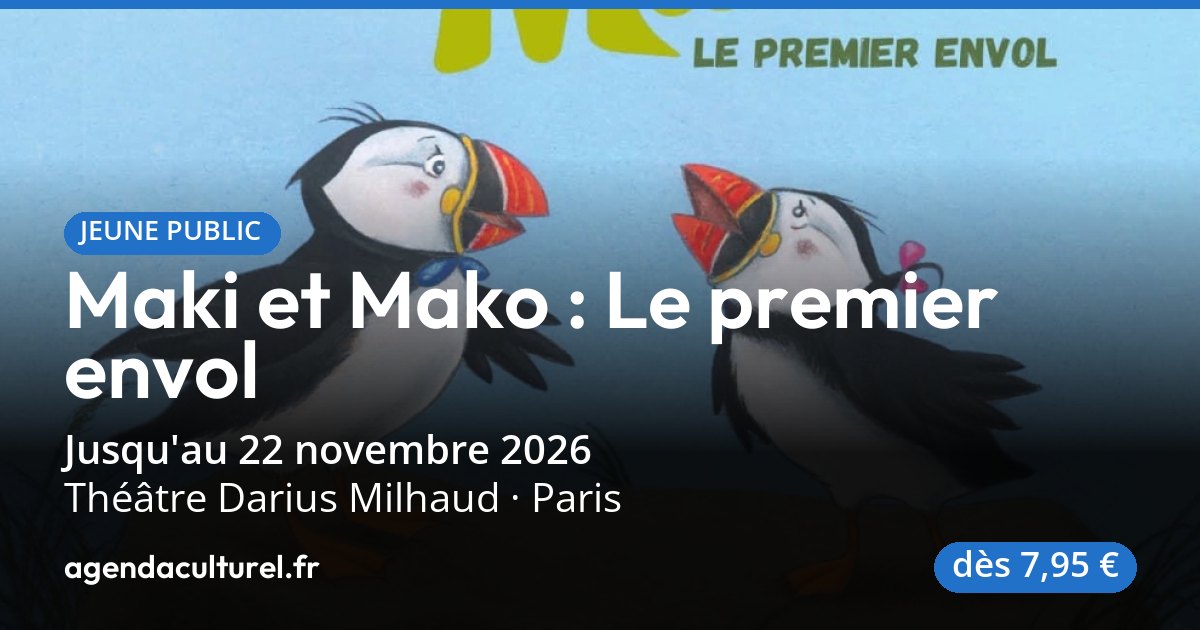 Maki et Mako : Le premier envol à Paris dès le 4 oct. 2026