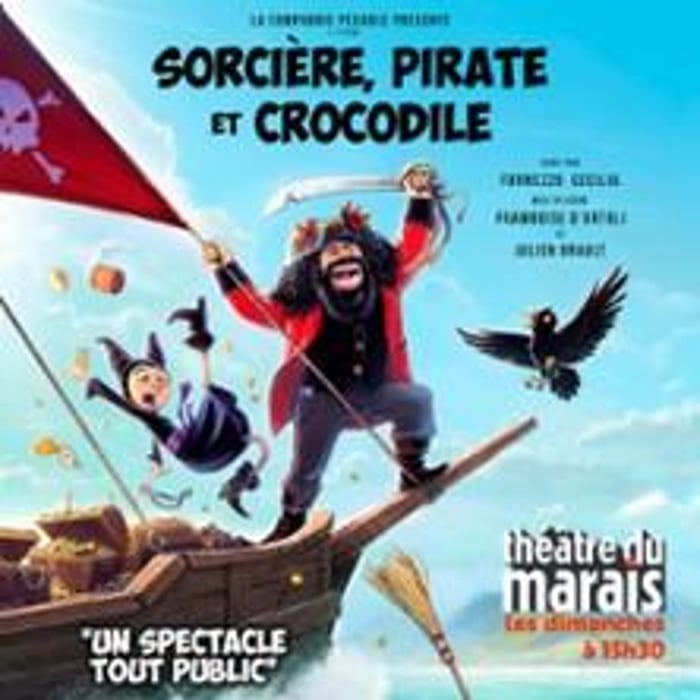 Sorcière, Pirate et Crocodile