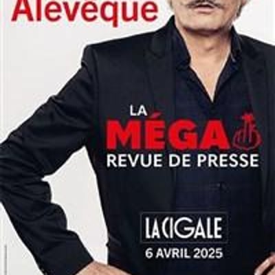 Christophe Alévêque dans La méga revue de presse