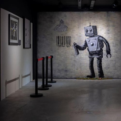 The World Of Banksy à Paris 1