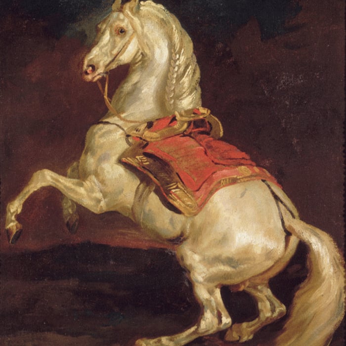 Les chevaux de Géricault, Musée de la Vie Romantique Scheffer-Renan