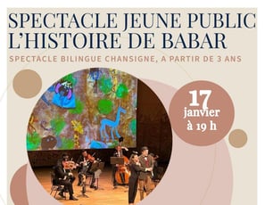 L'Histoire de Babar - spectacle musical pour enfants