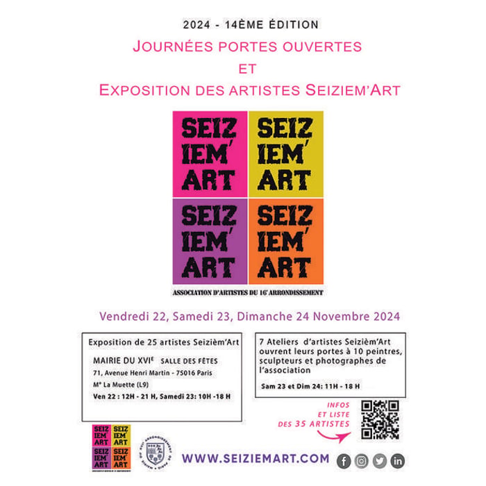 Exposition Artistes Seizièm'Art, 14 ème Edition