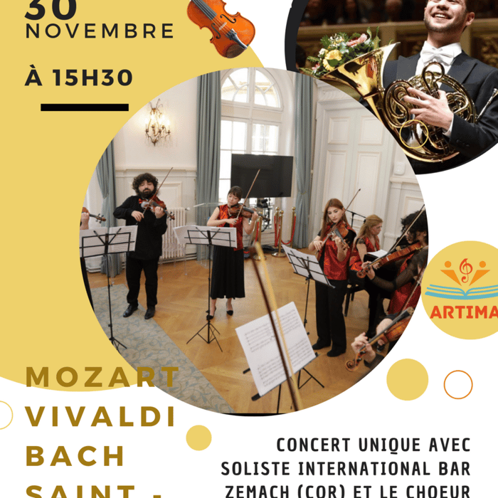 Concert Exceptionnel Bar Zemach(cor) et Ensemble de Violons de Paris