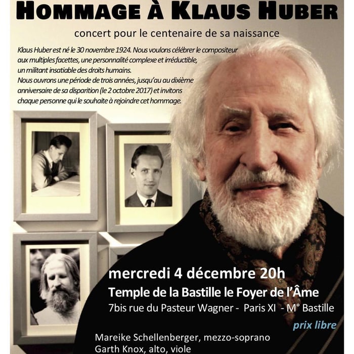 Hommage à Klaus Huber