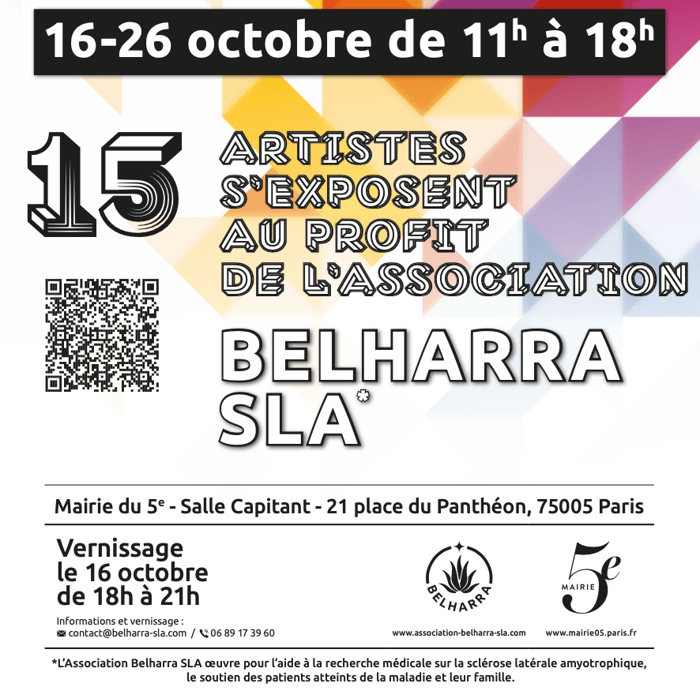 15 artistes s'exposent pour Belharra SLA