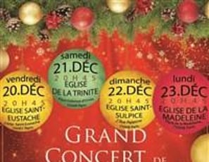 Grand concert de chants traditionnels de Noël