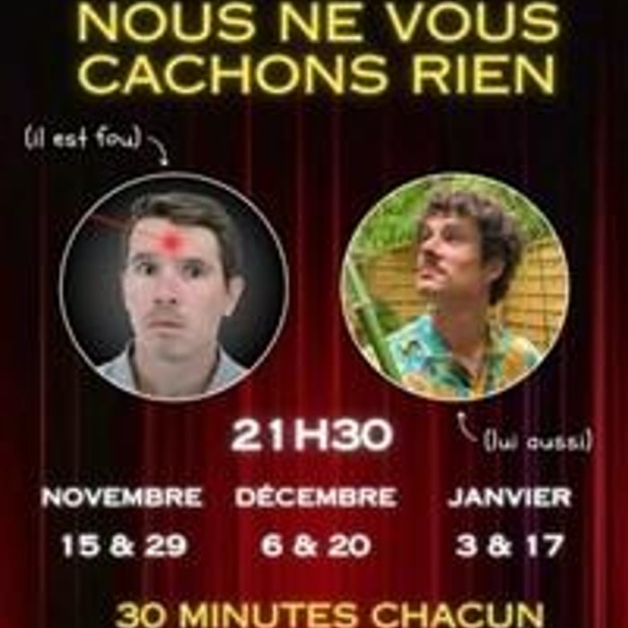 Guillaume et Cyprien dans Nous ne vous cachons rien