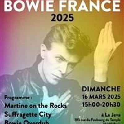 Convention Bowie France 2025