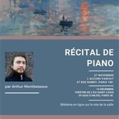 Récital de Piano par Arthur Montbessoux