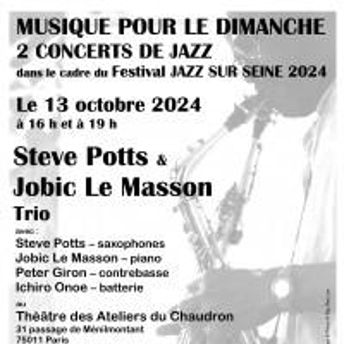 Steve Potts et Jobic Le Masson Trio