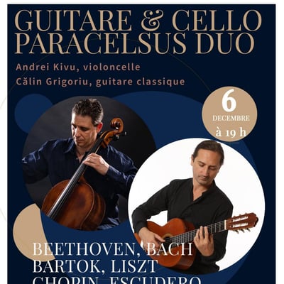 Duo Paracelcus - guitare classique et violoncelle