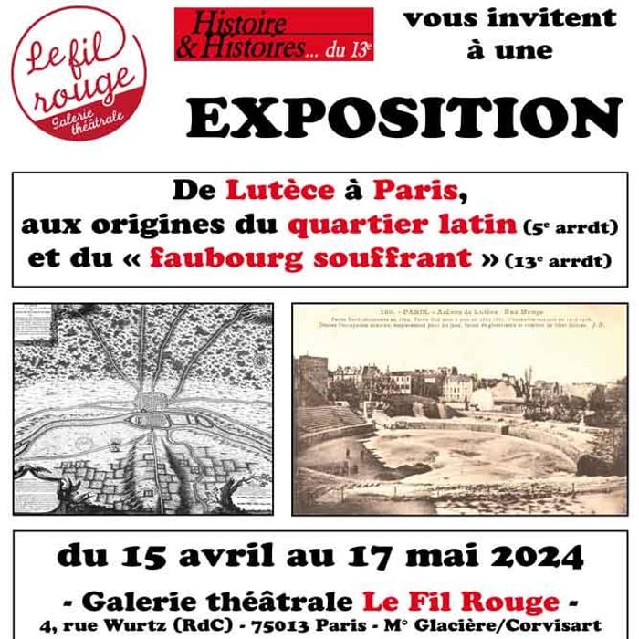 De Lutèce à Paris, aux origines du quartier latin et du faubourg souffrant