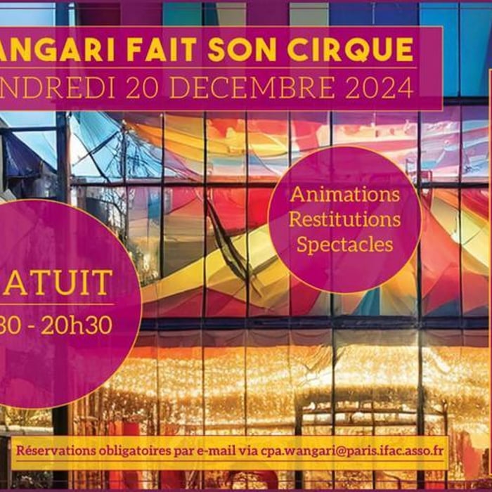 Spectacle gratuit de cirque, Wangari fait son cirque !