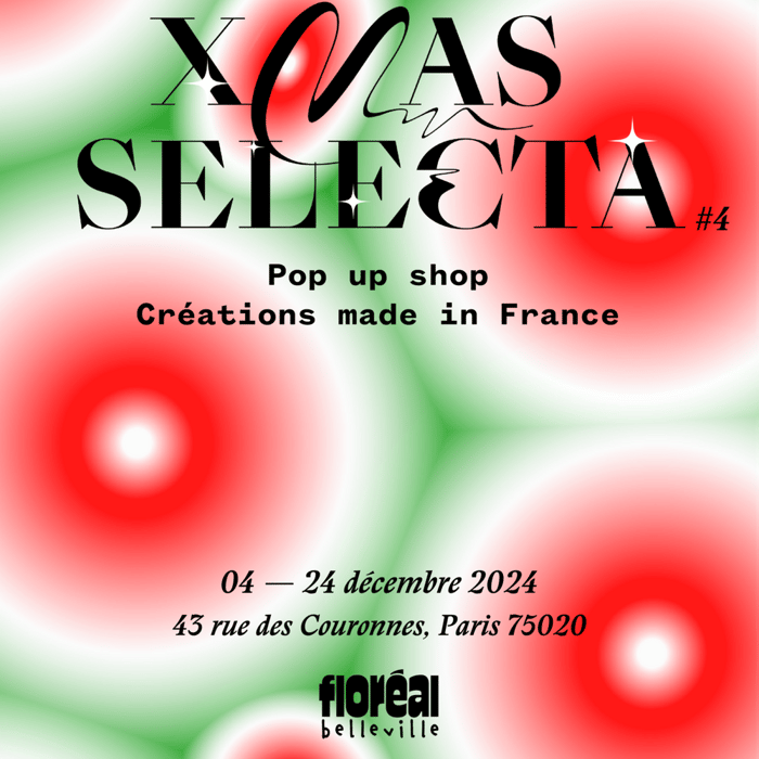 Xmas Selecta, Pop up shop au Floréal Belleville