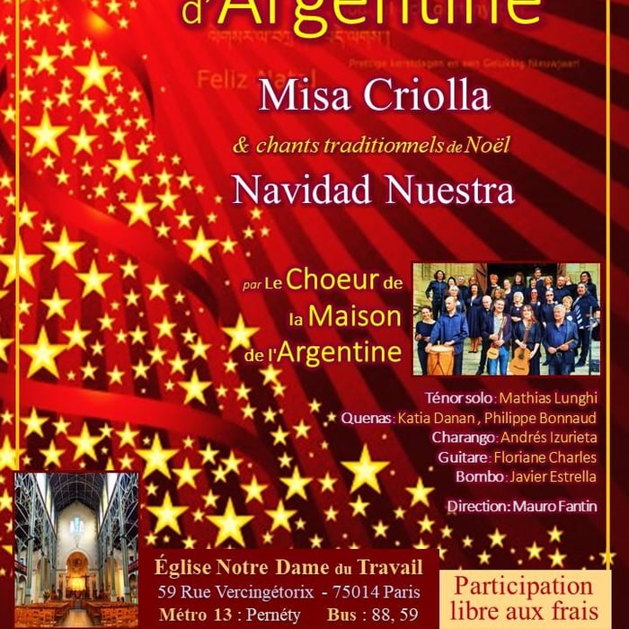 Concert de Noël Argentin