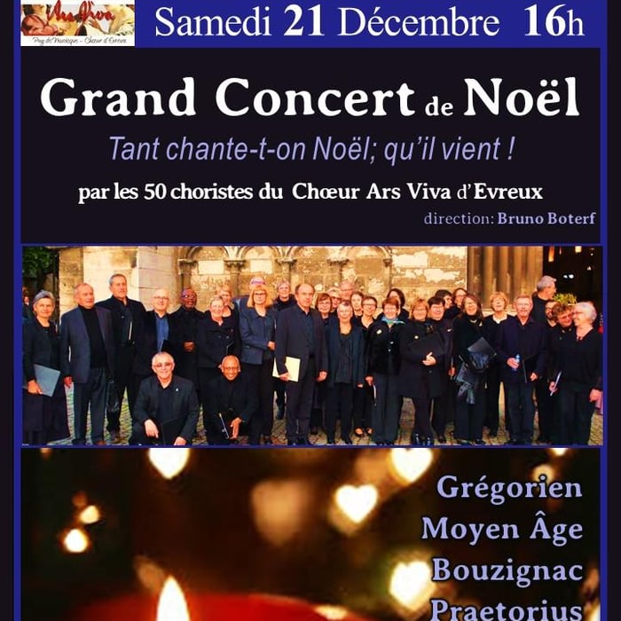 Noël : Choeur ARS VIVA de la Cathédrale d'Evreux