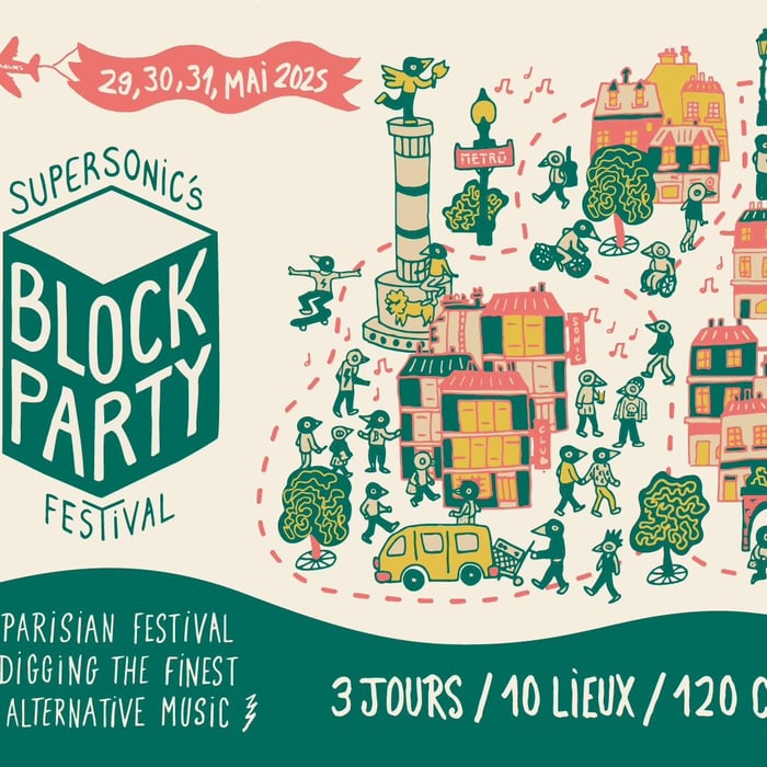 Pass 1 jour Supersonic's Block Party Festival