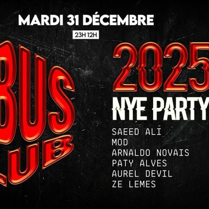 Concert Gibus Nye 2025 à Paris du 31 décembre 2024 au 1 janvier 2025