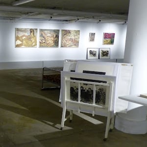 Intérieur de la Galerie Setze Lepartking Paris