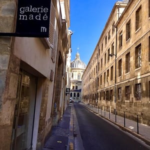 Façade de la galerie Madé Paris