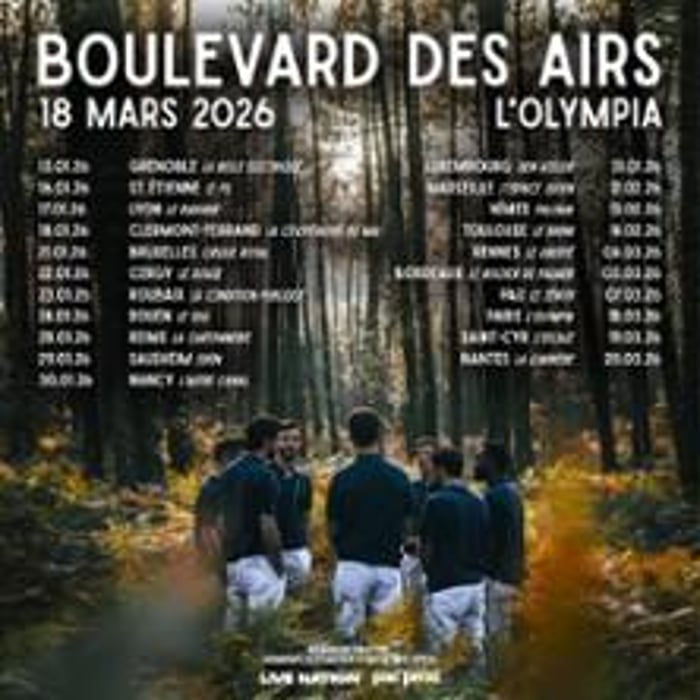 Boulevard des Airs, Tournée