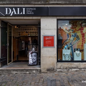 Façade de l'espace Dali Paris