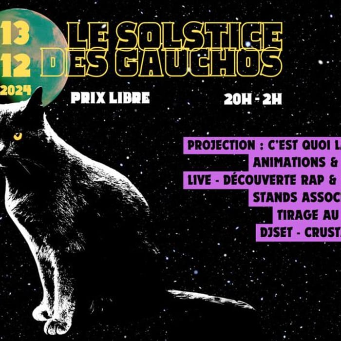 Le Solstice des Gauchos : Projections, Lives et DJ Set