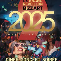 Happy new year 2025 le grand reveillon bizz'art Paris