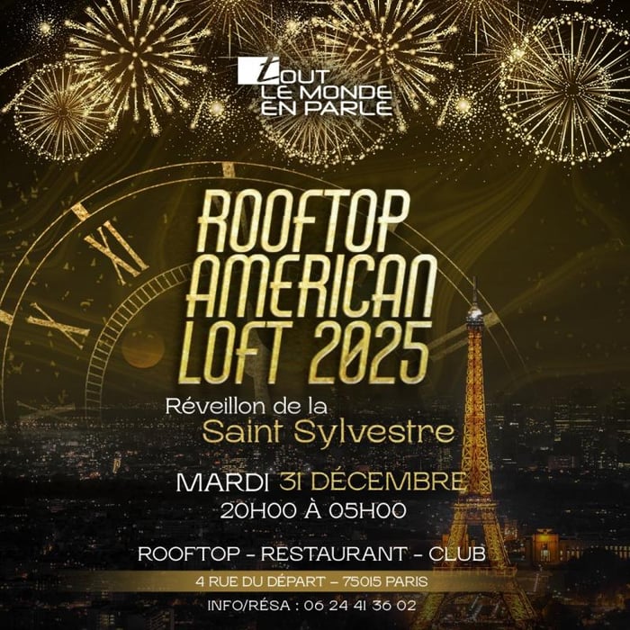 Rooftop American Loft Club Diner Festif et Club