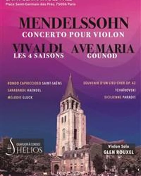 Les 4 Saisons de Vivaldi, Ave Maria et Concerto pour violon de Mendelssohn