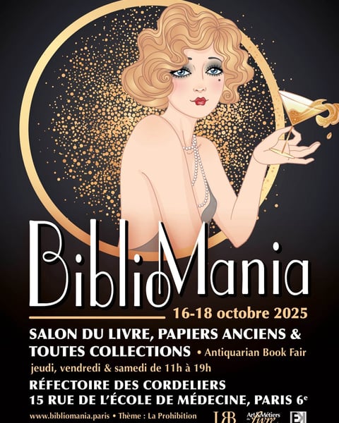 Affiche BiblioMania octobre 2025