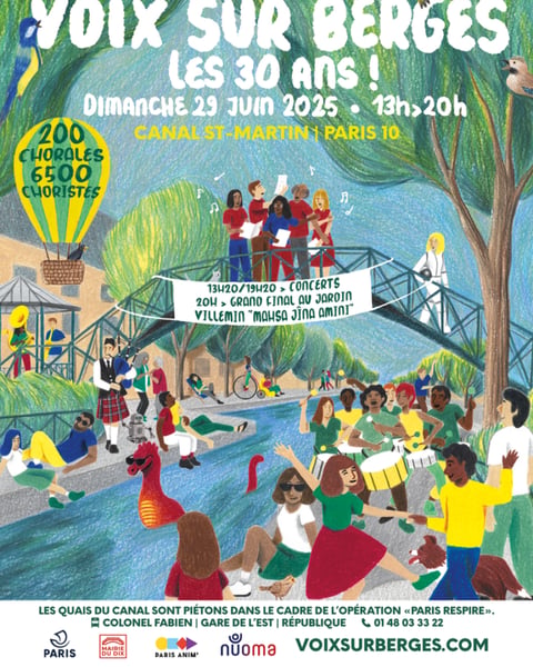 Festival Voix Sur Berges 2025 affiche