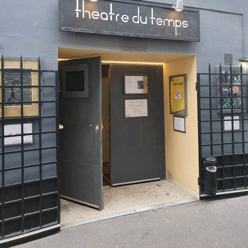 Devanture du Théâtre du Temps - Paris 11ème