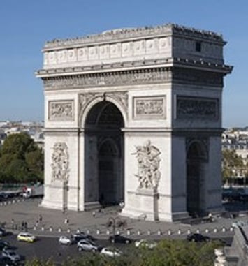 Billet d'entrée pour l'Arc de Triomphe