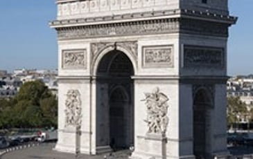 Billet d'entrée pour l'Arc de Triomphe