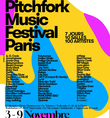 Pitchfork Music Festival 2025 affiche