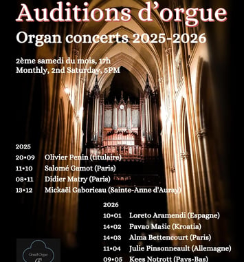 Audition d'Orgue par Laurens de Man