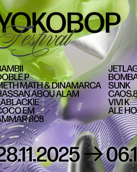 Affiche du Nyokobop Festival 2025