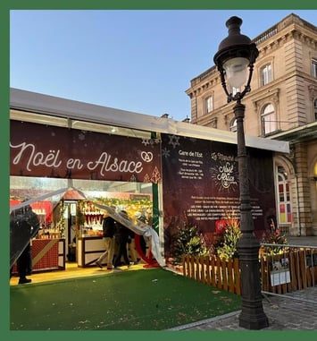 Marché de Noël alsacien Gare de l'Est 2025