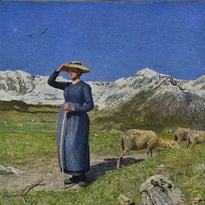 Giovanni Segantini (1858-1899) Je Veux Voir Mes Montagnes