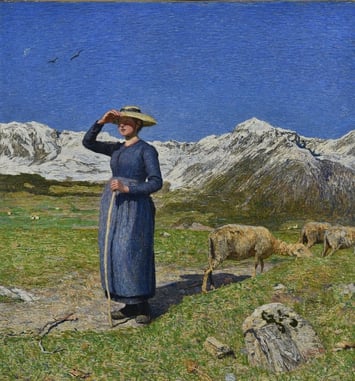 Giovanni Segantini (1858-1899) Je Veux Voir Mes Montagnes
