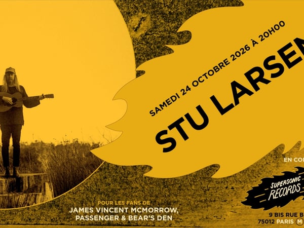 Stu Larsen en concert (côté Records)