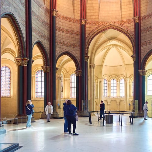 MUSEE DES ARTS ET METIERS. EGLISE SAINT MARTIN DES CHAMPS PENDULE DE FOUCAULT