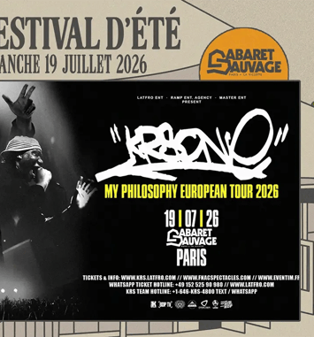 KRS-One : My Philosophy European Tour 2026
