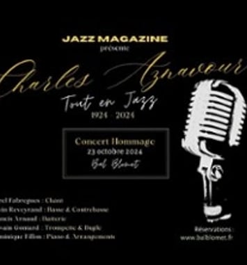 Charles Aznavour, Les Concerts Jazz Magazine