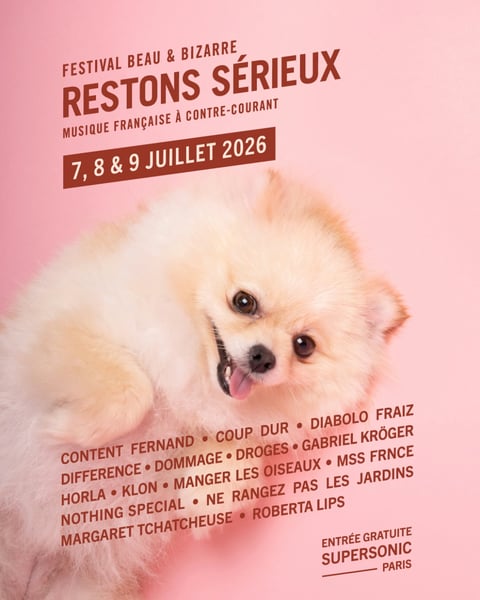 Affiche Festival Restons Sérieux 2026